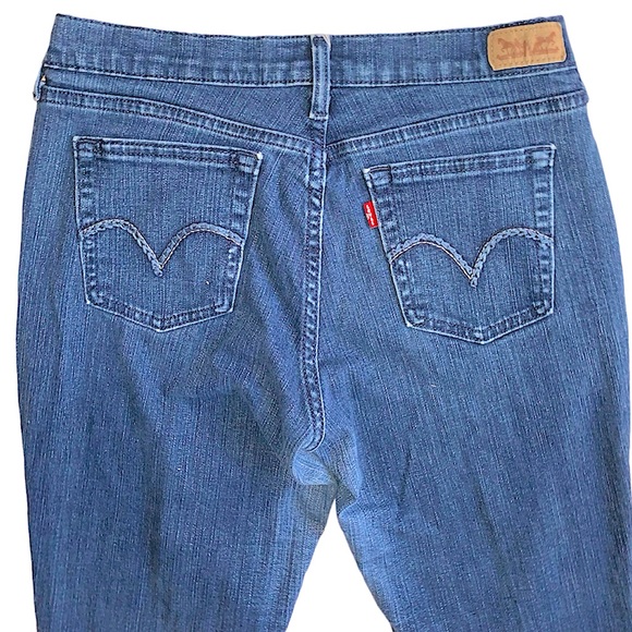 Levi’s 505 Straight Leg Special Detail Size 8 Blue Jeans - Picture 2 of 10